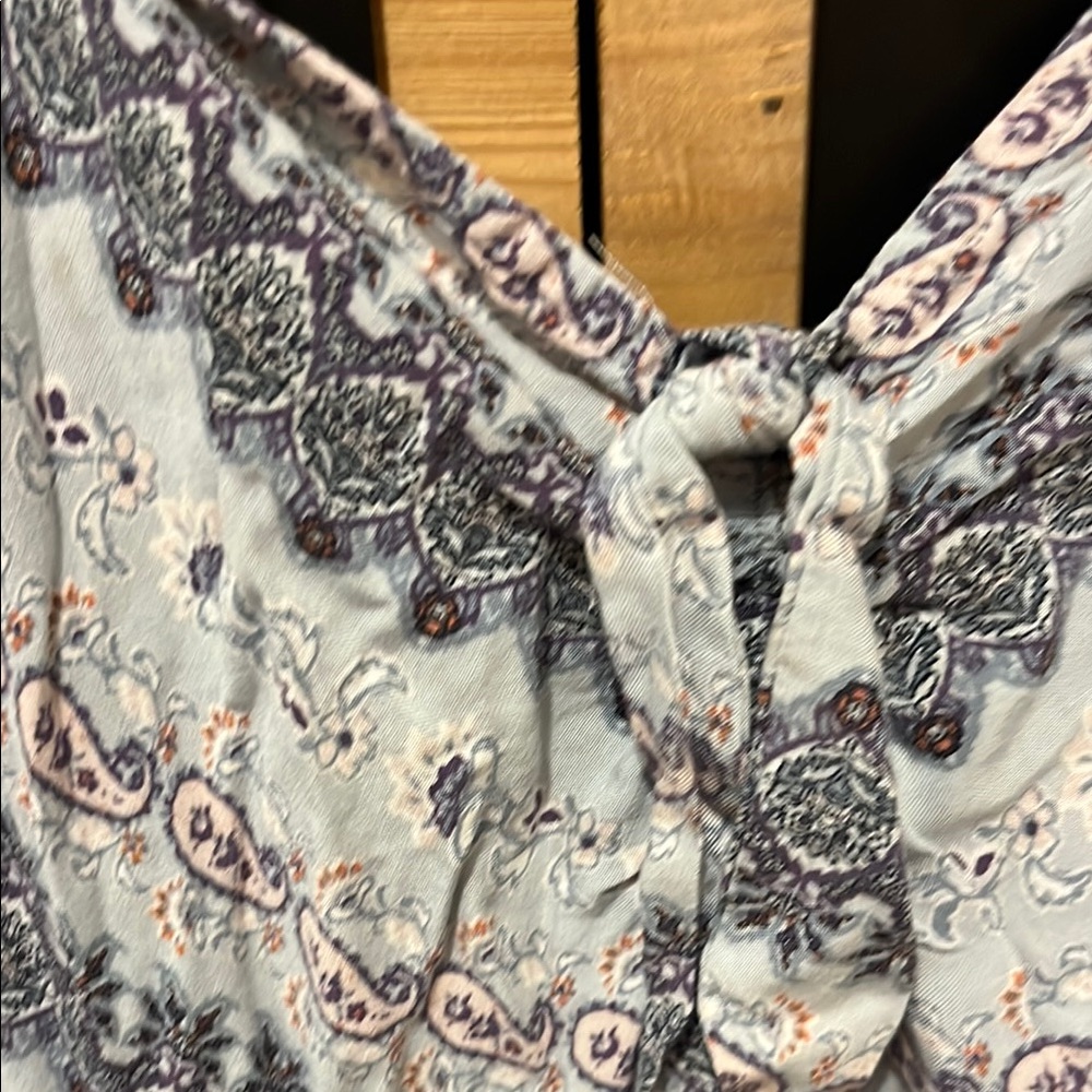 Nevena Rae Light Blue Paisley Patterned Jumpsuit - Picture 10 of 15